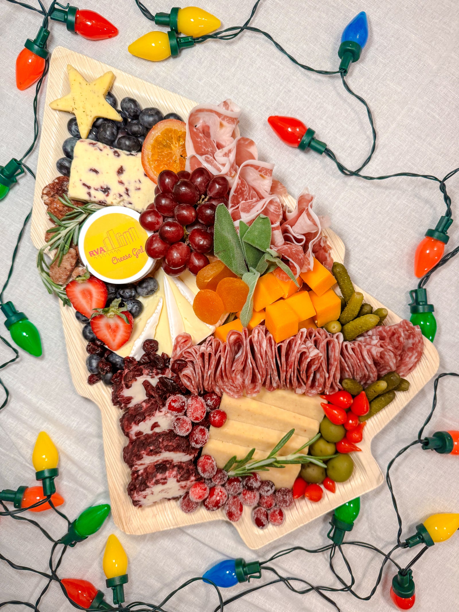 Christmas Tree Charcuterie Board